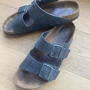 Arizona Birkenstock in Black Size 39